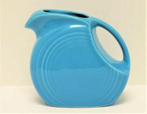 Fiesta® Peacock Small Disk Juice Pitcher New 2014 Original Inventory