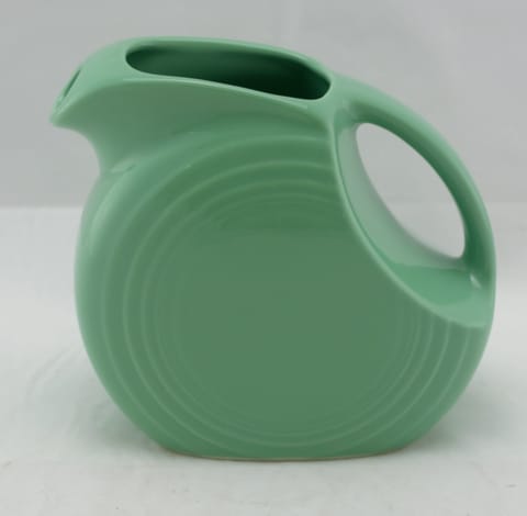 Fiesta® Sea Mist Green Small Disk Juice Pitcher New 2005 Original Inventory w/Factory Box