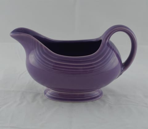 Fiesta® Lilac Sauce Boat New 1995 Original Inventory w/Factory Box 