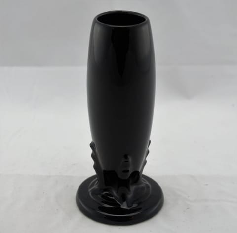 Fiesta® Black Bud Vase New 1997 Original Inventory w/Factory Box