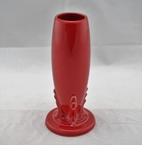 Fiesta® Scarlet Bud Vase New 2005 Production: Marked Fiesta® HLC w/Factory Box