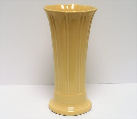 Fiesta® Yellow Medium Vase New 2002 Original Inventory Marked Fiesta® HLC
