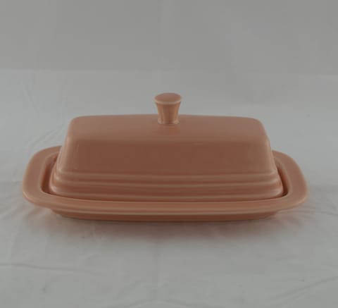 Fiesta® Apricot Covered Butter Dish New 1998 Original Inventory w/Factory Box