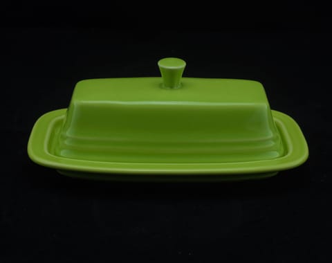 Fiesta® Chartreuse Covered Butter Dish New 1999 Original Inventory w/Factory Box