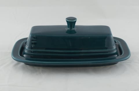Fiesta® Juniper Covered Butter Dish New 2001 Original Inventory w/Factory Box