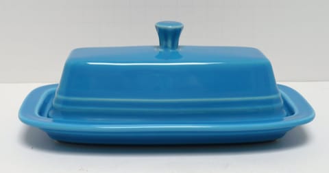 Fiesta® Peacock Covered Butter Dish New 2014 Original Inventory