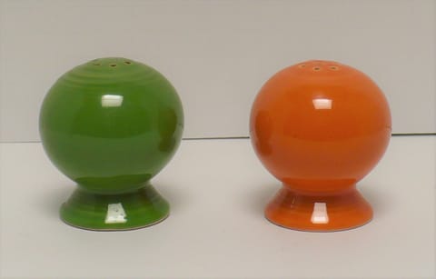 Fiesta® Salt & Pepper Shaker in Shamrock & Tangerine