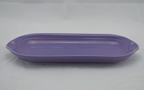 Fiesta® Lilac Rectangular Utility Tray Corn Holder Factory First $175. Slight Inconsistency $139.