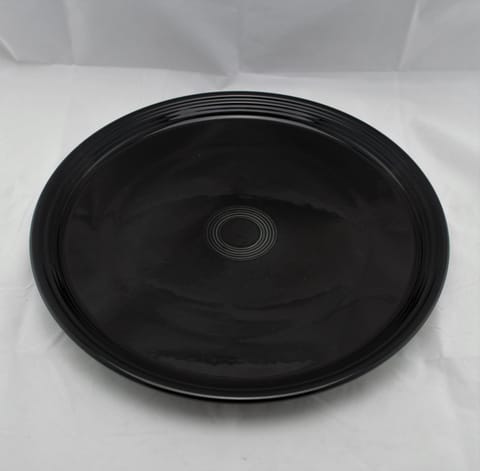 Fiesta® Black Extra Large Flat Party Tray or Pizza Tray 15'' 