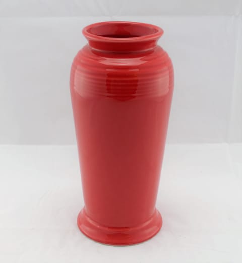 Fiesta® Monarch Vase in Scarlet, w/Factory Box