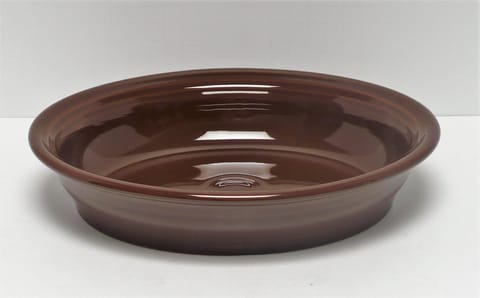 Fiesta® Chocolate Oval Serving Bowl Marked Fiesta® HLC