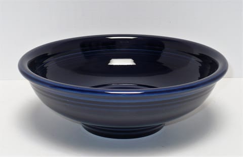 Fiesta® Pedestal Bowl in Cobalt Retired Color