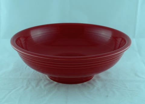 Fiesta® Pedestal Bowl in Persimmon, Marked Fiesta® HLC