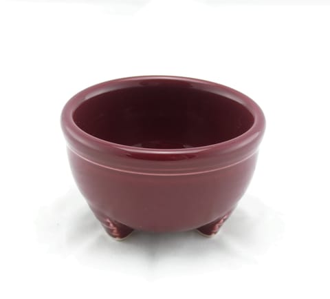 Fiesta® Tripod Bowl in Cinnabar