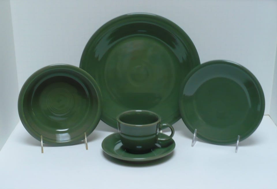 Fiesta® Sage 5 Piece Place Setting w/Cup & Saucer 