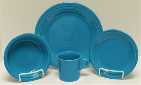 Fiesta® Peacock 4 Piece Luncheon Place Setting w/Mug "New 2005 Original Inventory"