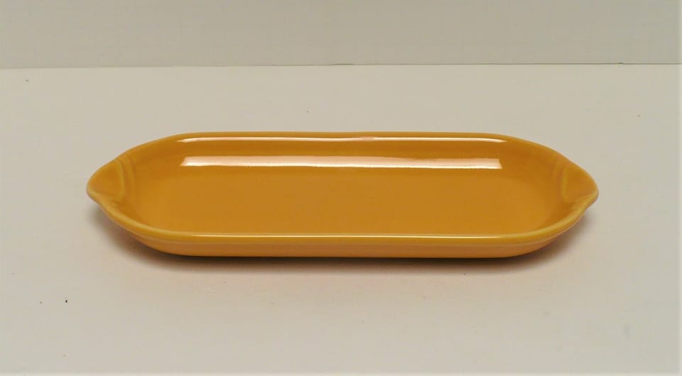 Fiesta® Marigold Rectangular Utility Tray Corn Holder 75th Anniversary