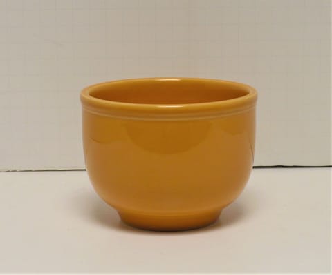 Fiesta® Marigold Jumbo Bowl 75th Anniversary By Homer Laughlin New 2012 Original Inventory